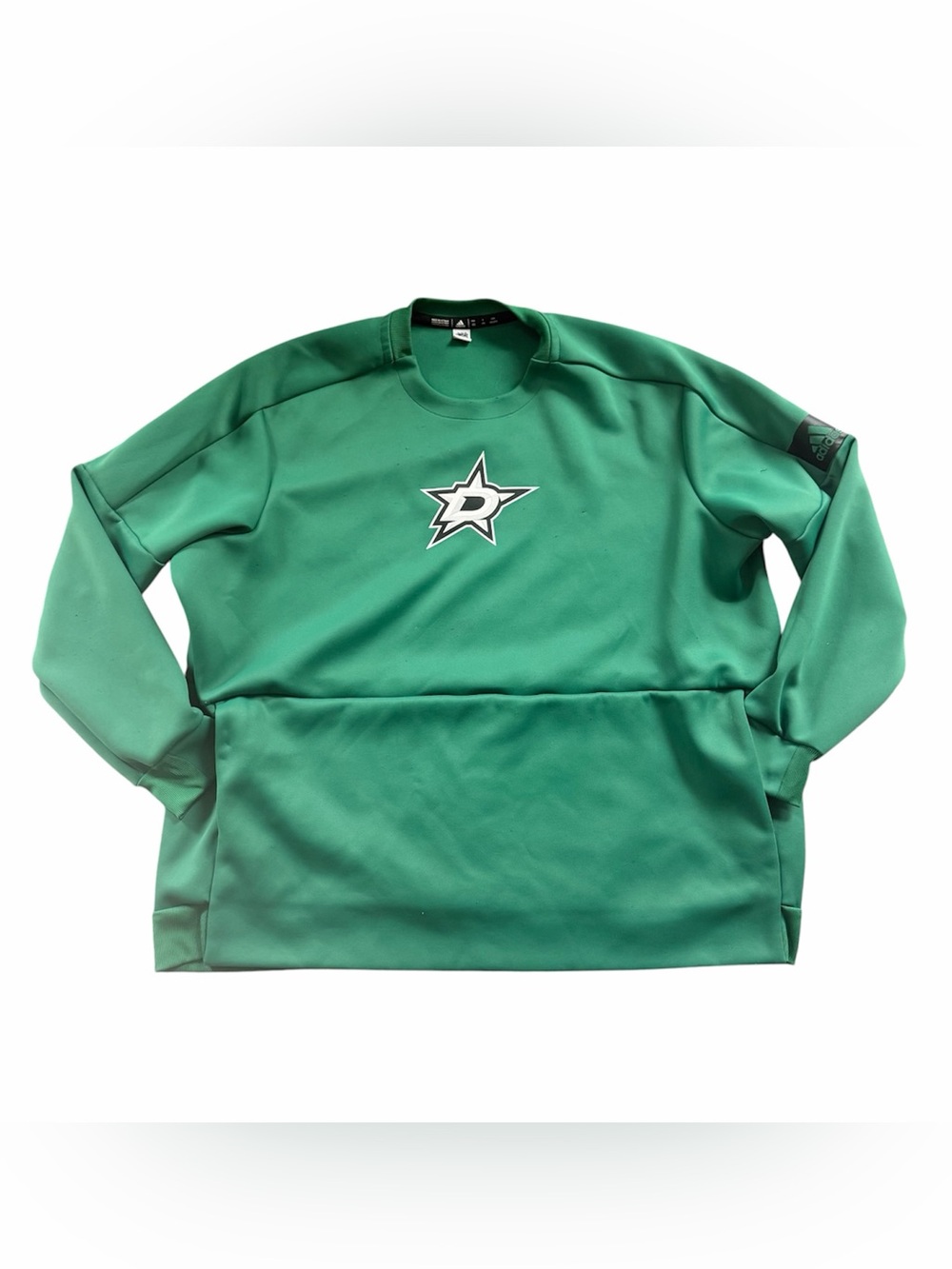Adidas Dallas Stars NHL Sweatshirt Men’s 4XL Green Hockey Crewneck Pullover